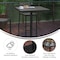 Flash Furniture 32in Square Gray Wash Bar Height Poly Slat Table XU-HW1045-3232-GY-GG - alternate 5